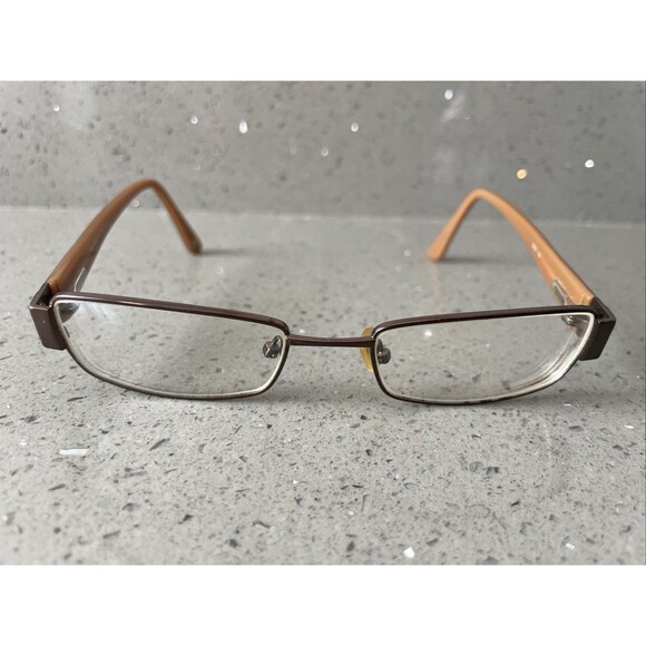 Minimize Accessories - Minimize 55903 BRN 50-18-135 Brown Metal Full Rim Eyeglasses Frames ONLY READ!!